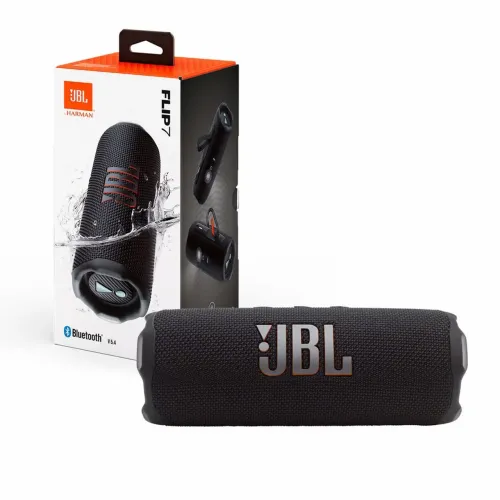 JBL Flip 7 Preta - Pouquíssimo Uso + Caixa Completa
