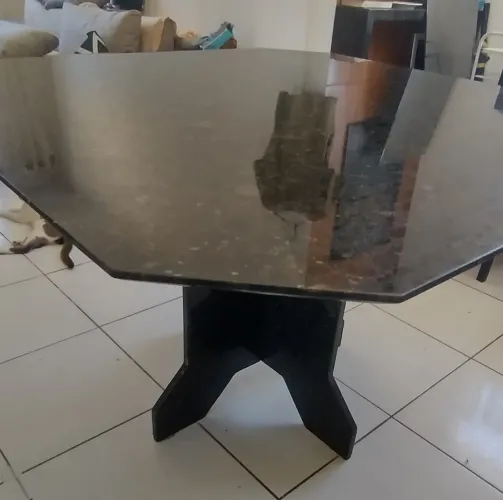 Mesa em granito Verde Ubatuba