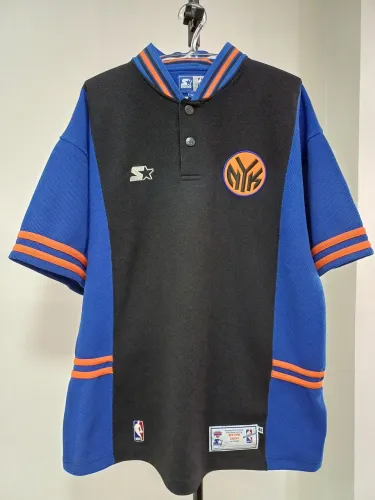 Camisa Aquecimento Vintage New York Knicks Starter Anos 90 L