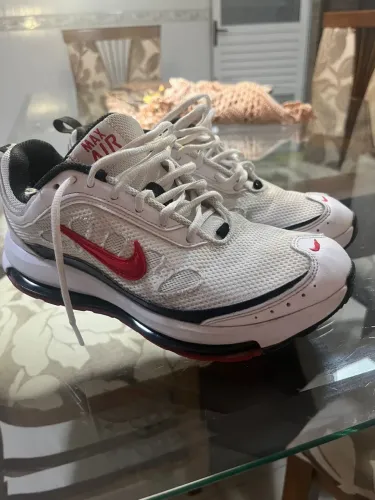 Tênis Nike Air Max AP Original Tam 37 Masculino Branco Vermelho