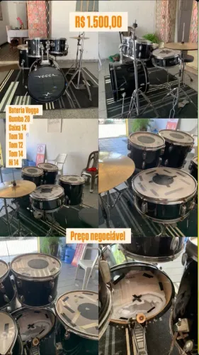 BATERIA PROFISSIONAL NO PRECINHO