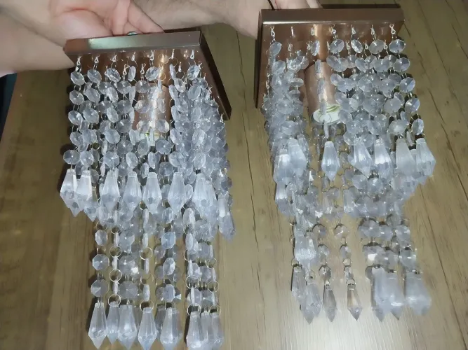 Par de luminárias para sala