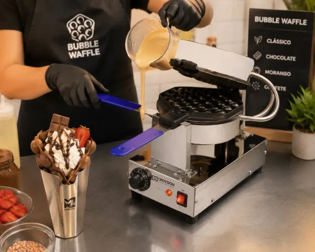 Vendo Máquinas de bubble waffle 