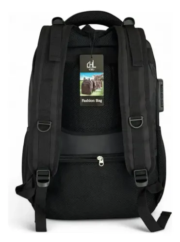 Mochila grande impermeável notebook com trava