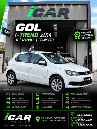 Volkswagen Gol Geração VI 1.0 8V MI Total Flex Mec. 4P 2014