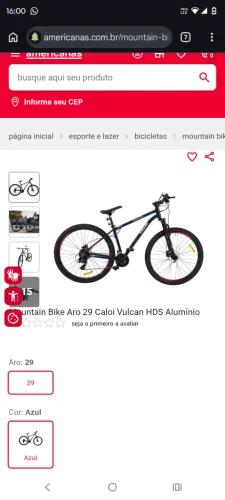 Bicicleta vulcan hds aro 29