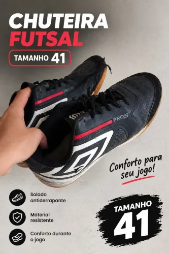 ? CHUTEIRA FUTSAL - TAMANHO 41 ?