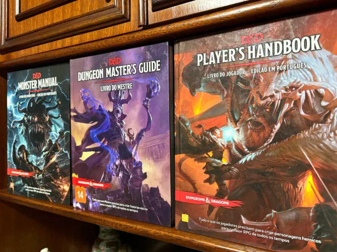 Livros de Dungeons and Dragons 5 edição em português
