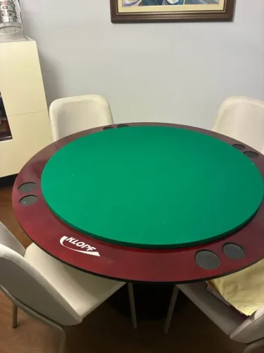 mesa de baralho klopf - excelente estado