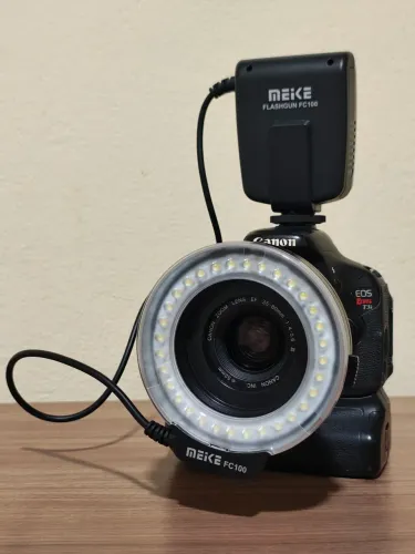 Flash Circular Macro Meike FC100 LED - Canon / Nikon / DSLR