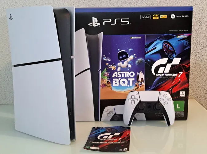PS5 Slim Edição Digital na garantia