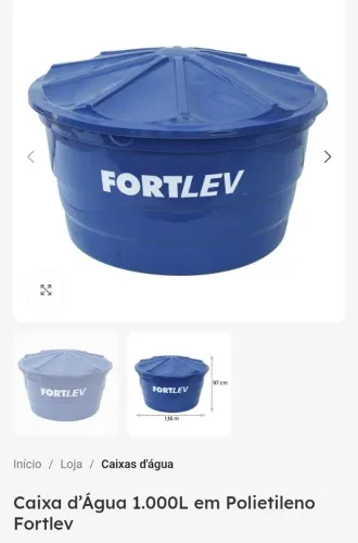 Caixa de água pra vende logo 
