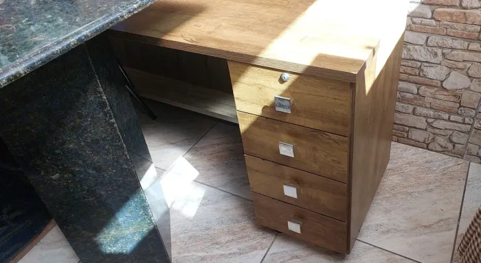 ESCRIVANINHA MDF COM 4 GAVETAS