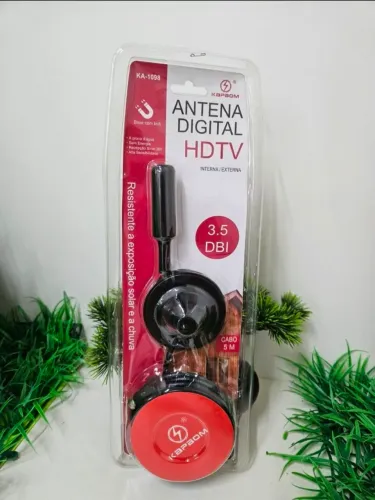 Antena digital para TV cabo 5M.