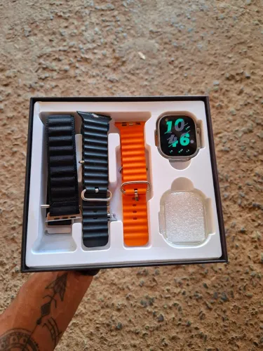 Smartwatch BML B100 Call 5G AMOLED Android 64GB - Kit Completo com 3 Pulseiras