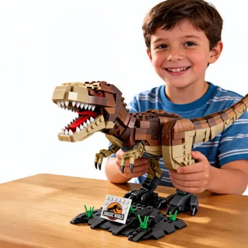 Blocos De Montar Dinossauro 939 Pegas 6+