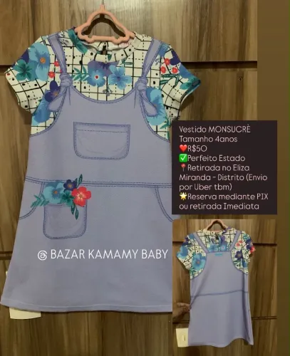 Roupa infantil 4anos