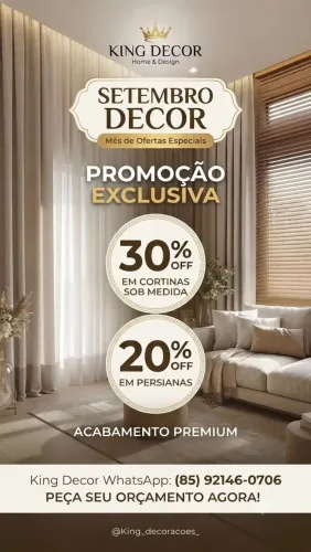 Cortinas & Persianas Sob medida