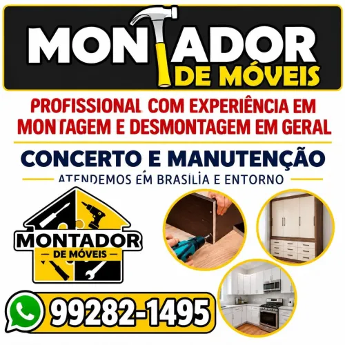 Montador de móveis em todo DF