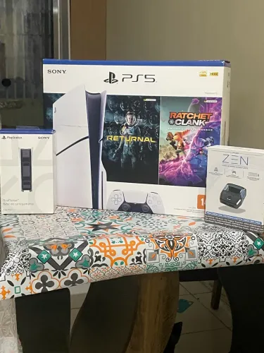 PS5 2 Controles + Base Carregamento + Cronus Zen