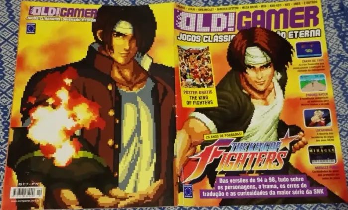 Revista Old Gamer Nº 22 The King Of Fighters + Pôster 