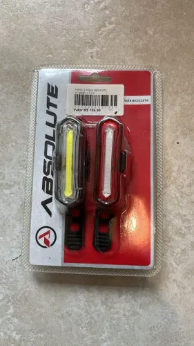 Kit de iluminação para bicicleta - Farol + Sinalizador traseiro