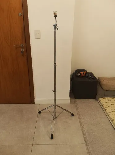 ## Estante de pratos reta para bateria Pearl Unilock, 2 estágios, enorme, excelente estado