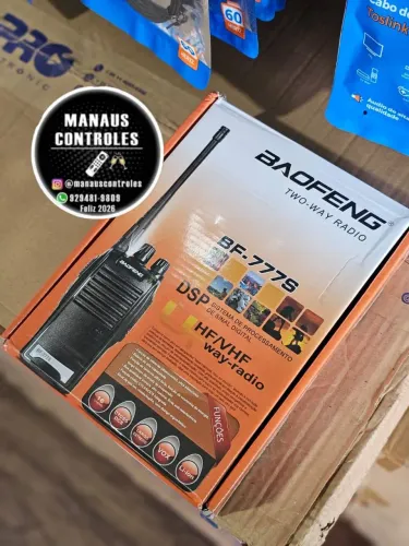 Par de Rádio Comunicador baofeng Completo