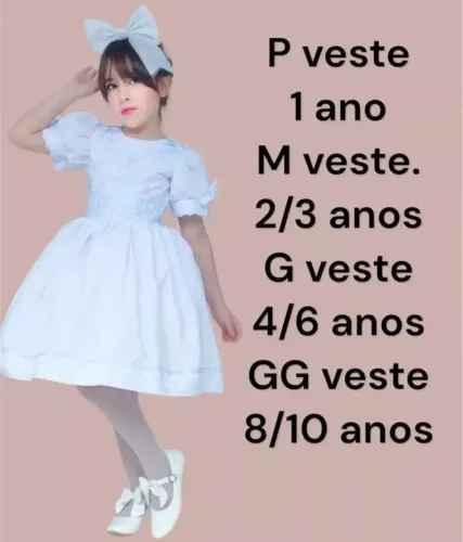 Vestidos clássicos e batizados
