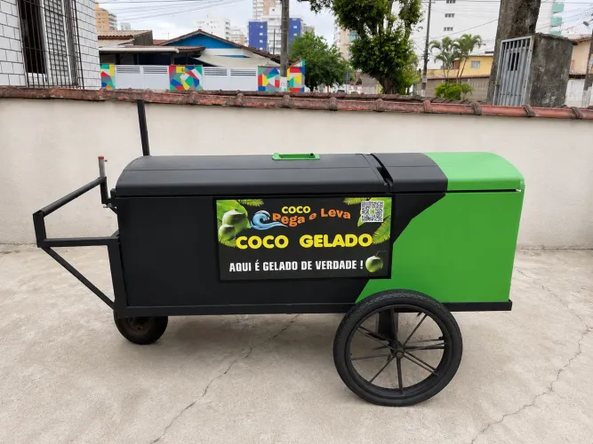 Carrinho de coco 