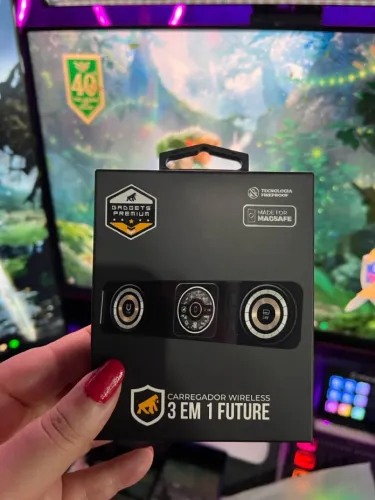 CARREGADOR POR INDUÇÃO 3 EM 1 WIRELESS SEM FIO FUTURE [UNIVERSAL] - GSHIELD
