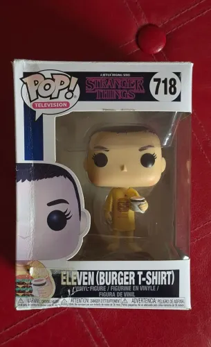 Funko Pop Original na caixa Eleven Burger T-Shirt STRANGER THINGS TEMPORADA 1 EP 1
