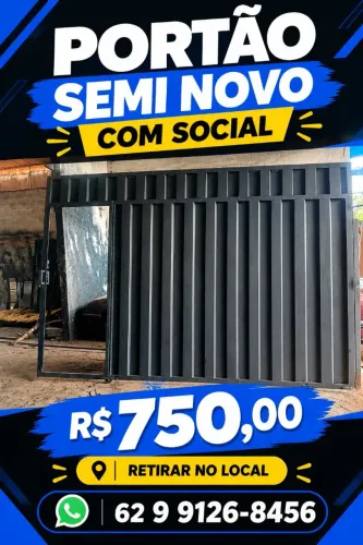 PORTÃO SEMI NOVO R$750
