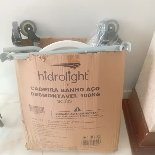 Cadeira de Banho Na Caixa