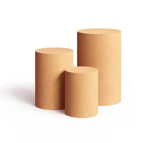 Trio de cilindro de MDF para decoração de festa novo!
