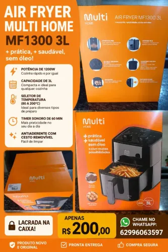 AIR FRIER MULTI HOME 3 LITROS