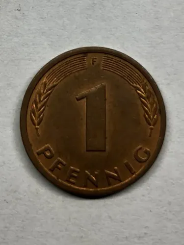 Moeda 1 Pfennig 1983 - Alemanha - Mbc