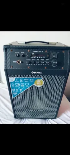 CAIXA DE SOM MONDIAL FUNCIONANDO