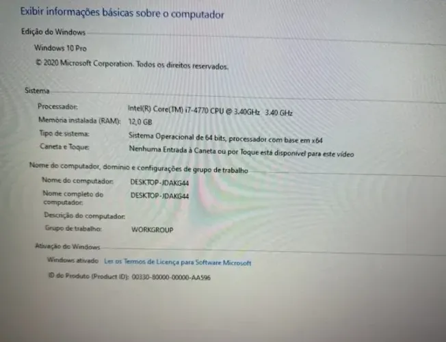 Computador Gamer (sem placa de video) I7 parcelo até 10x sem juros