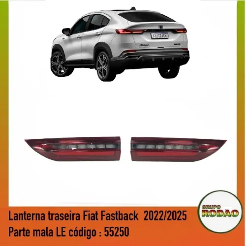 Lanterna traseira Fiat Fastback 2022/2025 Parte mala LE código : 55250