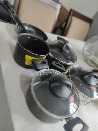Conjunto Panelas Antiaderente 7 peças (Última unidade)