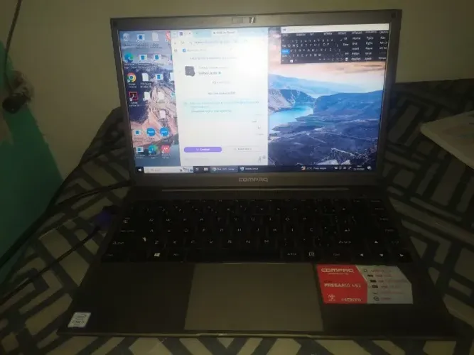 VENDO UM NOTEBOOK COMPAR NO VALOR DE 400 TAMBEM FFACO TROCA EM CELULAR ZAP *51