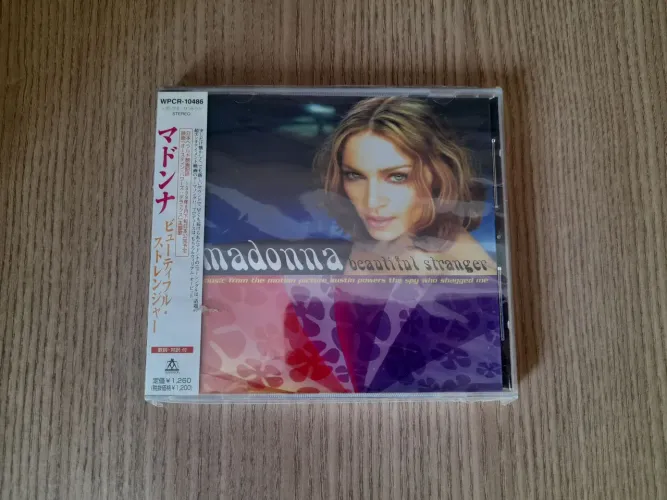 Madonna CD Single Japan Edition Beautiful Stranger com OBI.