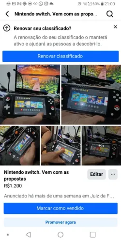 Nitendo switch