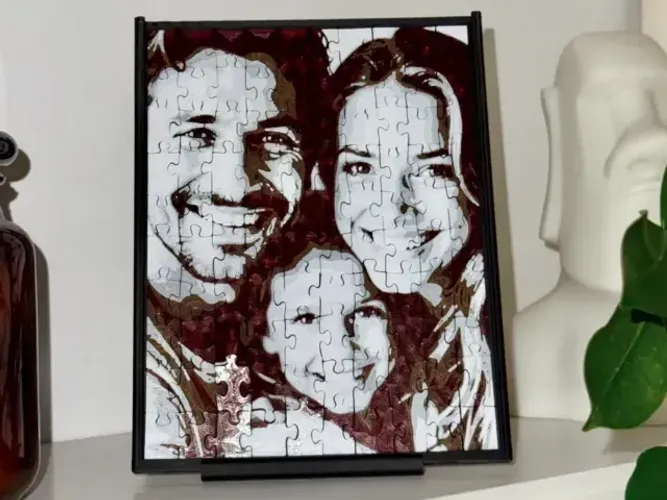 Quebrada-cabeça de Casal/Família Personalizado