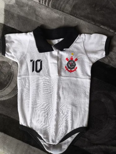 Body Corinthians unissex para bb 