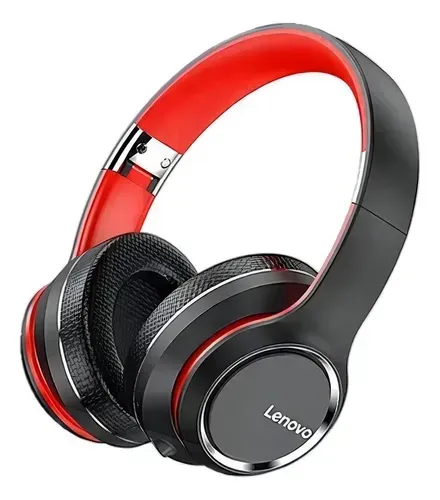 Fone de ouvido Lenovo  hd200 bluetooth over-ear dobrável computador sem fio 