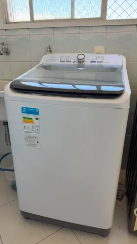Máquina de Lavar PANASONIC - 12KG - BRANCO - 110V. Painel Digital (máquina em estado novo