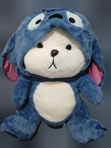 Ted com roupa do stitch