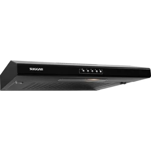 Depurador de Cozinha Suggar Slim com Manta 127Vde parede 60cm x 8.5cm x 48cm preto